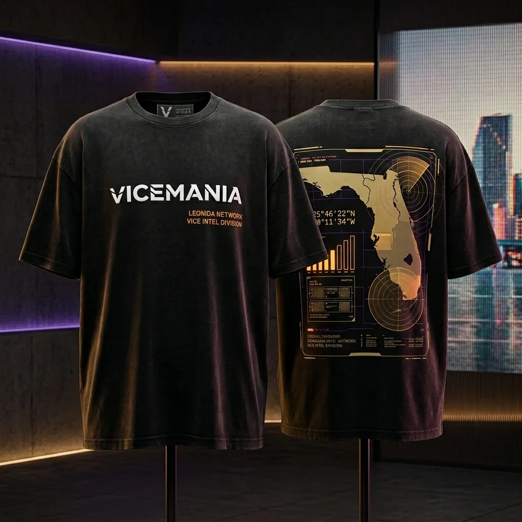 Оверсайз-футболка VICEMANIA Vice Intel Division