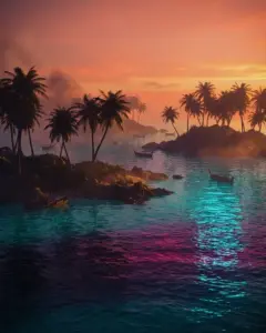 Leonida Keys, тропический архипелаг GTA 6, арт Vicemania
