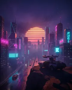 Связь GTA 6 и GTA 5, синтвейв-арт Vicemania