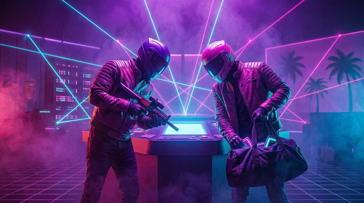 Ограбления в ГТА 6: как heists сделают под двух героев · концепт Vicemania