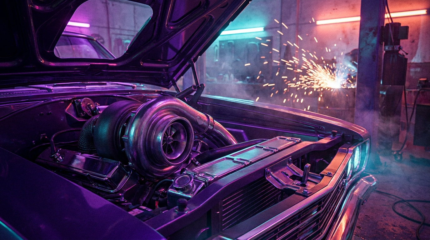 Двигатель с турбонаддувом маслкара, отсылка к теме Sabre Turbo в ГТА 6