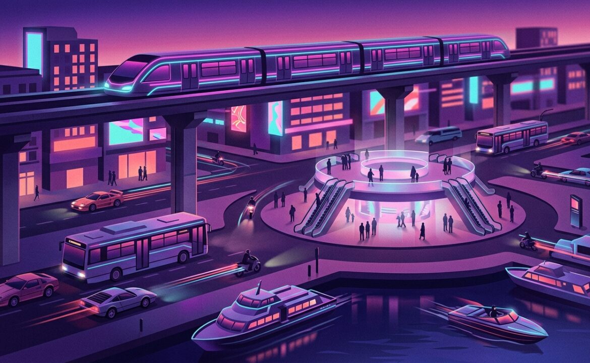 Метро и транспорт в ГТА 6: как устроен Вайс-Сити · концепт Vicemania