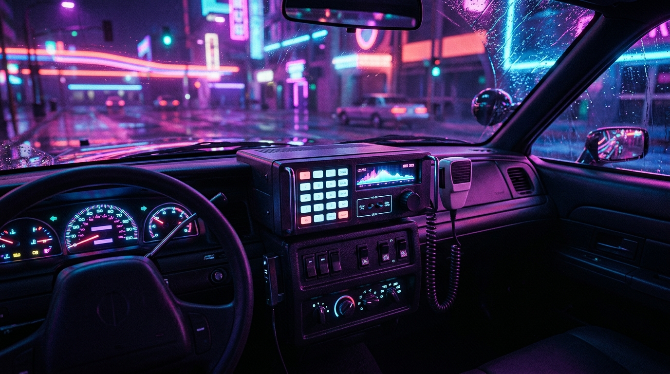 Приборная панель патрульного седана, деталь к разделу про Interceptor в ГТА 6